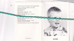 Maxime Vanhoutte-Vanhyfte, Gent 1987, 1991. Foto - Obituary Notices