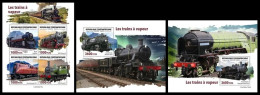 Central Africa 2023 Steam Trains. (619) OFFICIAL ISSUE - Eisenbahnen