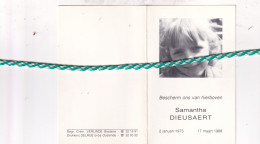 Samantha Dieusaert-Goes, Oostende 1973, 1988. Foto - Obituary Notices