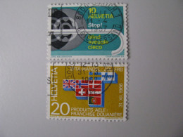 Schweiz  851 - 852  O - Used Stamps