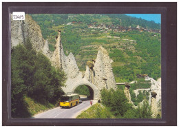 FORMAT 10x15cm - POSTAUTO - AUTOCAR POSTAL AUX PYRAMIDES D'EUSEIGNE - TB - Autres & Non Classés