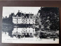 Château De Azay-Le-Rideau Avec Publicité WELLCOME En Double Impression (06) - Publicité