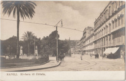 Carte Photo  Napoli  Italia  Riviera Di Chiaia   NPG  Edit  Dos Précurseur - Lugares