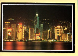 Hong Kong : CENTRAL DISTRICT AT NIGHT (voir Scan Recto/verso) - China (Hongkong)