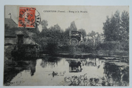 Cpa 1910 COURTOIS Yonne Etang Et Le Moulin - MAY09 - Sonstige & Ohne Zuordnung