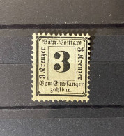 Bayern - 1870/71 - Michel Nr. P 3 - Postfrisch - Ungebraucht