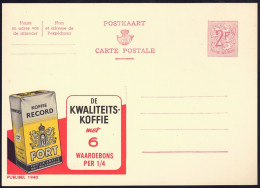 +++ PUBLIBEL Neuf 2F - Café RECORD Koffie - FORT - N° 1940  // - Werbepostkarten