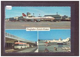 FORMAT 10x15cm - ZÜRICH KLOTEN - AIRPORT - AVION - AVIATION  - TB - Zürich