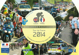 Cyclisme : Tour De France 2014 - Gendarmerie Nationale En Charge De La Sécurité Du Tour Depuis 1903 - Carte Neuve - Wielrennen