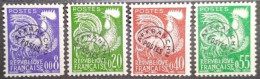 FRANCE Y&T PREO N°119/122**. Type Coq Gaulois. Neuf** MNH - 1953-1960