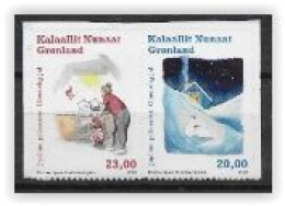 Groënland 2023, Série Neuve Adhésive Noël - Unused Stamps