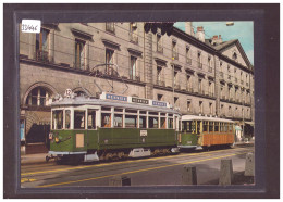 FORMAT 10x15cm - GENEVE - TRAMWAY  A LA RUE DE LA CORRATERIE - TB - Genève