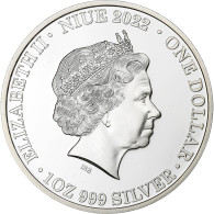 Niue, Elizabeth II, 1 Dollar, 1 Oz, 2022, British Royal Mint, BE, Argent, SPL - Niue