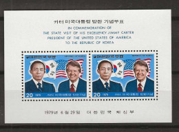 1979 MNH South Korea Mi Block 434 Postfris** - Korea, South