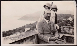 Photographie Ancienne Pino (Corse) "vue De La Terrasse Du Restaurant Lucca", 1925, 10,9 X 6,5 Cm - Lugares