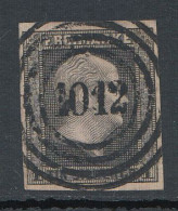 Preußen, Mi.Nr. 2, König Friedrich-Wilhelm IV., Ideal Gestempelt "1012" - Oblitérés