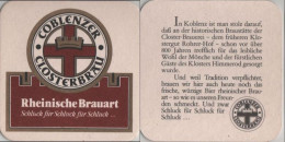5005821 Bierdeckel Quadratisch - Coblenzer Closterbräu - Sous-bocks