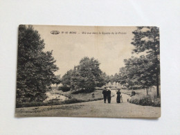 Carte Postale Ancienne (1913) N°40 Mons Une Vue Dans Le Square De La Prison - Mons