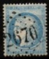 FRANCE    -   1871 .   Y&T N° 60A Oblitéré  GC 2670  ( Nogent / Seine )  .Cérès - 1871-1875 Cérès