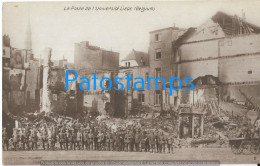 229911 BELGIUM LIEGE THE SQUERE UNIVERSITY RUINS POSTAL POSTCARD - Other & Unclassified