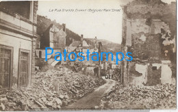 229912 BELGIUM DINANT THE STREET MAIN RUINS POSTAL POSTCARD - Other & Unclassified