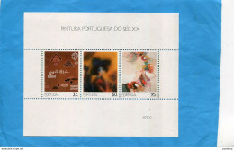 PORTUGAL-bloc Neuf*** N°71--stamps Tableaux -superbe - Blocks & Kleinbögen