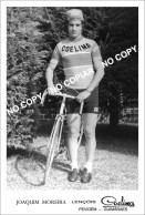 PHOTO CYCLISME REENFORCE GRAND QUALITÉ ( NO CARTE ) JOAQUIM MOREIRA TEAM COELIMA 1975 - Radsport