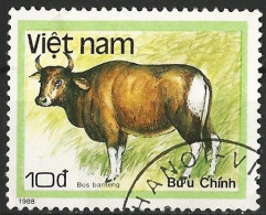 Vietnam 1988 - Mi 1982 - YT 876 ( Cow ) - Koeien