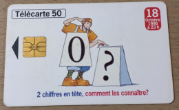 Télécarte Numérotation à 10 Chiffres  "0 ?" - 1996