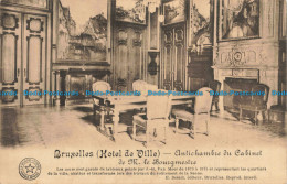 R672164 Bruxelles. Hotel De Ville. Antichambre Du Cabinet De M. Le Bourgmestre. - Monde