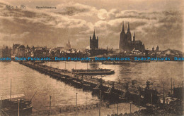 R672171 Koln A. Rh. Abendstimmung. Eduard Holzermann. Serie 118. No. 7 - Monde