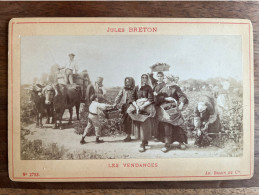 Jules Breton - Les Vendanges - Ad. Braun Et Cie Dornach - Attelage De Boeufs - Old (before 1900)
