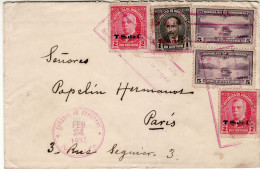 HONDURAS 1932 LETTER SENT FROM JUTICALPA TO PARIS - Honduras