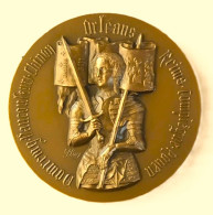 Médaille Maison Natale De Jeanne D'Arc Domrémy-la-Pucelle 1977 + Boite D'origine - Autres & Non Classés