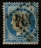 FRANCE    -   1871 .   Y&T N° 60A Oblitéré  GC   .Cérès - 1871-1875 Ceres