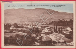 Neuville-sur-Saône (69) - Vue Panoramique Et Le Mont-d'OR (Circulé En 1935) - Neuville Sur Saone