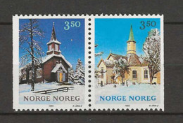 1993 MNH Norway, Mi 1141-42 Postfris** - Nuevos