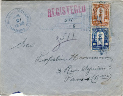 HONDURAS 1926 R - LETTER SENT FROM COMAYAGUA TO PARIS - Honduras