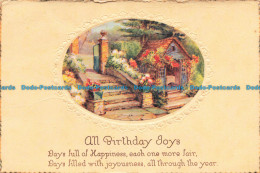 R672881 All Birthday Joys. Days Full Of Happiness. Each One More Fair - Monde