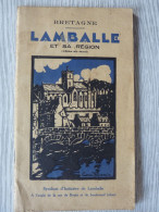 Lamballe Et Sa Région,guide Officiel Illustré Par E Hamonic, Sd 1930 Environ, Illustration De Couverture De Geo-Pincemin - Bretagne