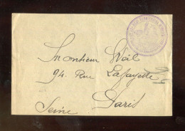 "FRANKREICH" Brief Mit Stempel "12. REGT. Territorial D-Infanterie" Nach Paris (L2151) - Brieven En Documenten