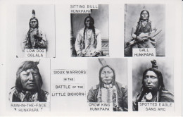Sioux Warriors In The Battle Of Yhe Little Bighorn Territoire Du Montana Juin 1876  6 Indians Low Dog Oglala Etc.   2 Sc - Other & Unclassified