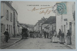 Cpa 1905 LUCY Le BOIS La Grande Rue - MAY10 - Autres & Non Classés