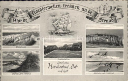 71838778 List Sylt Strand Duenen Moewen Suederhoern Hafen Segelschiff Nordseebad - Other & Unclassified