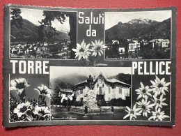 Cartolina - Saluti Da  Torre Pellice ( Torino ) - Vedute Diverse - 1958 - Other & Unclassified