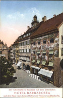 71838720 Konstanz Bodensee Obermarkt Hotel Barbarossa Historisches Gebaeude Fres - Konstanz