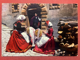 Cartolina - Pescocostanzo - Costumi D'Abruzzo - 1974 - L'Aquila