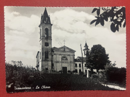 Cartolina - Tramontana ( Alessandria ) - La Chiesa - 1954 - Alessandria
