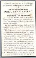 Bidprentje St-Agatha-Rode - Steeno Philomena (1870-1951) - Images Religieuses