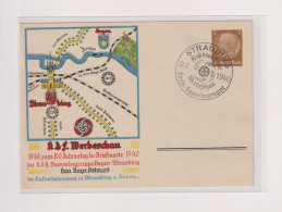 GERMANY STRAUBING 1940 Nice Postal Stationery - Cartes Postales